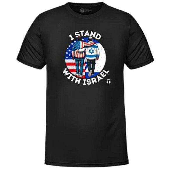 Other - NWT I Stand With Israel T-Shirt in Black Size Large Unisex